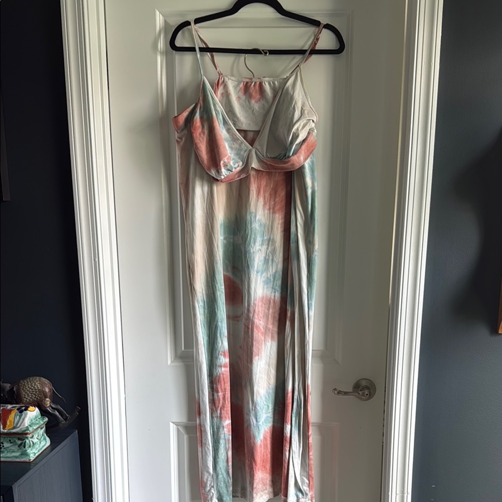 SHEIN Tie Dye Sleeveless Spaghetti Strap Co-Ord